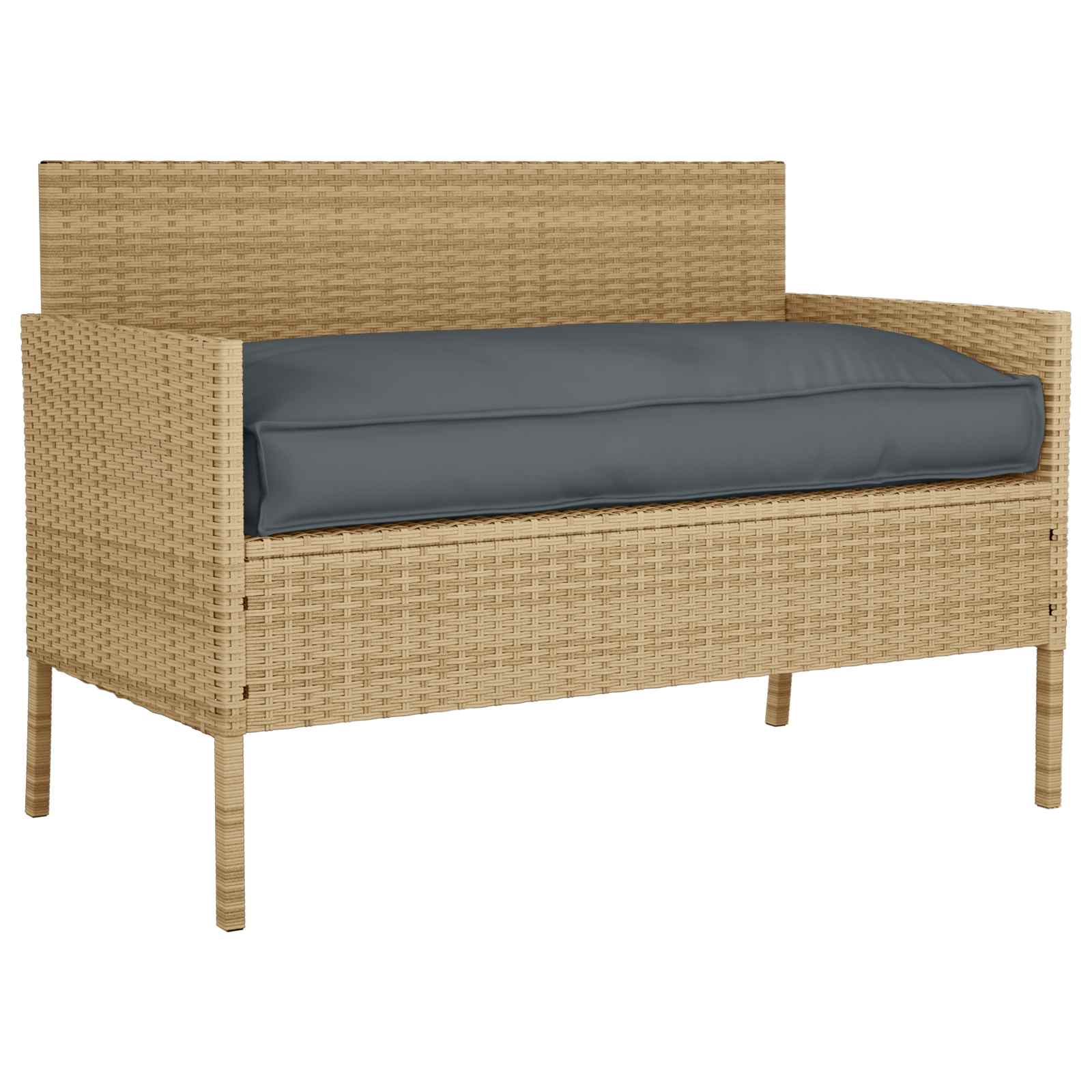 Spilvens Antracīts 120 x 60 x 12 cm Oksforda audums