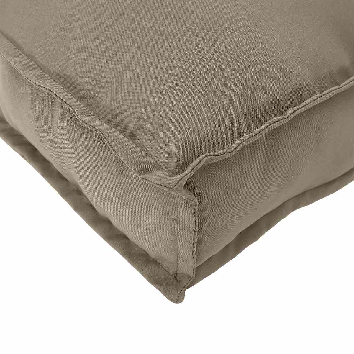 Pude Oxford stof Gråbrun 120 x 60 x 12 cm - Billede 10