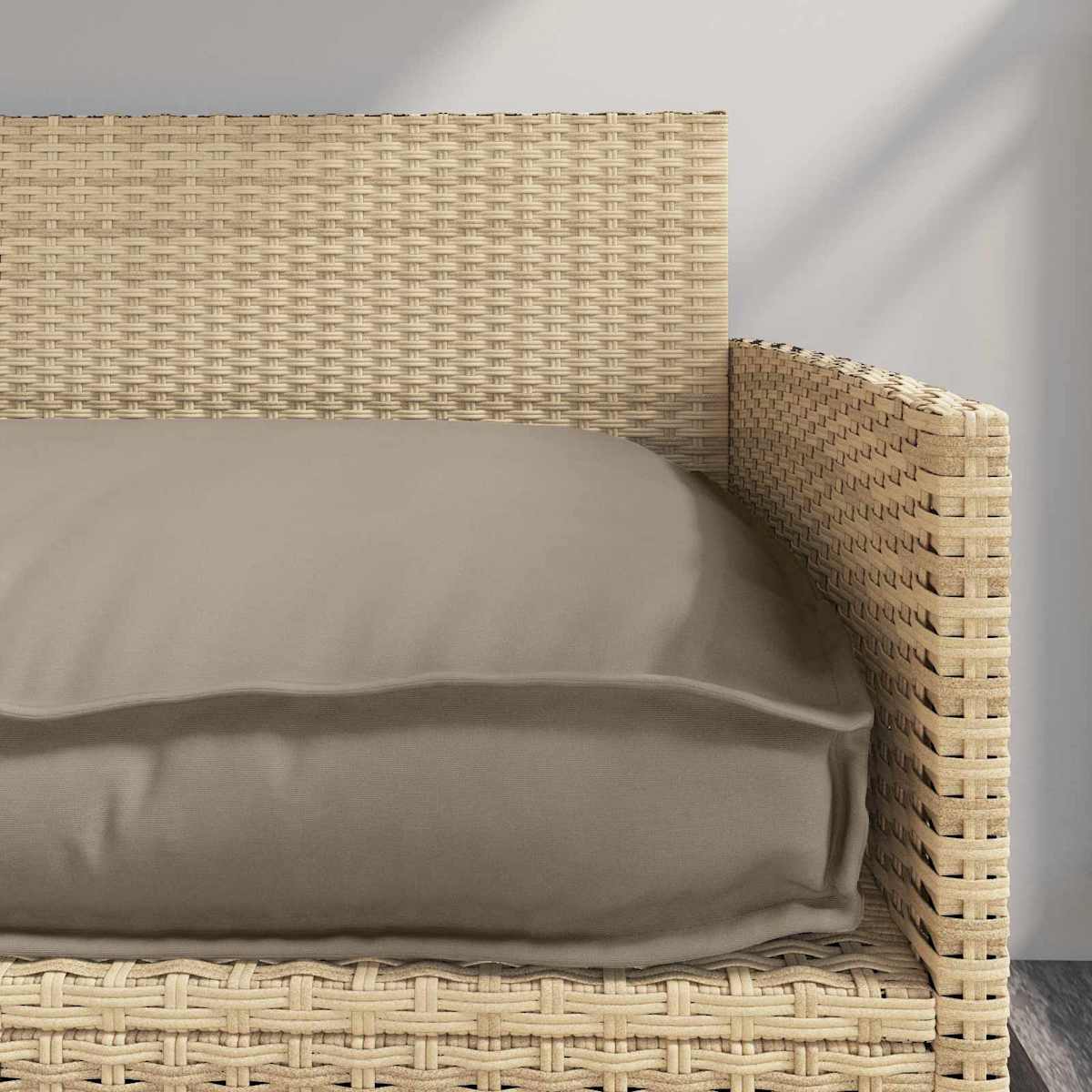 Pude Oxford stof Gråbrun 120 x 60 x 12 cm - Billede 5