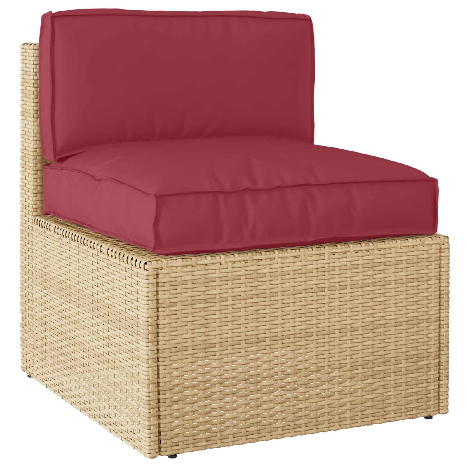 Kussen Wijnrood 80 x 80 x 52 cm Oxford Stof image 3