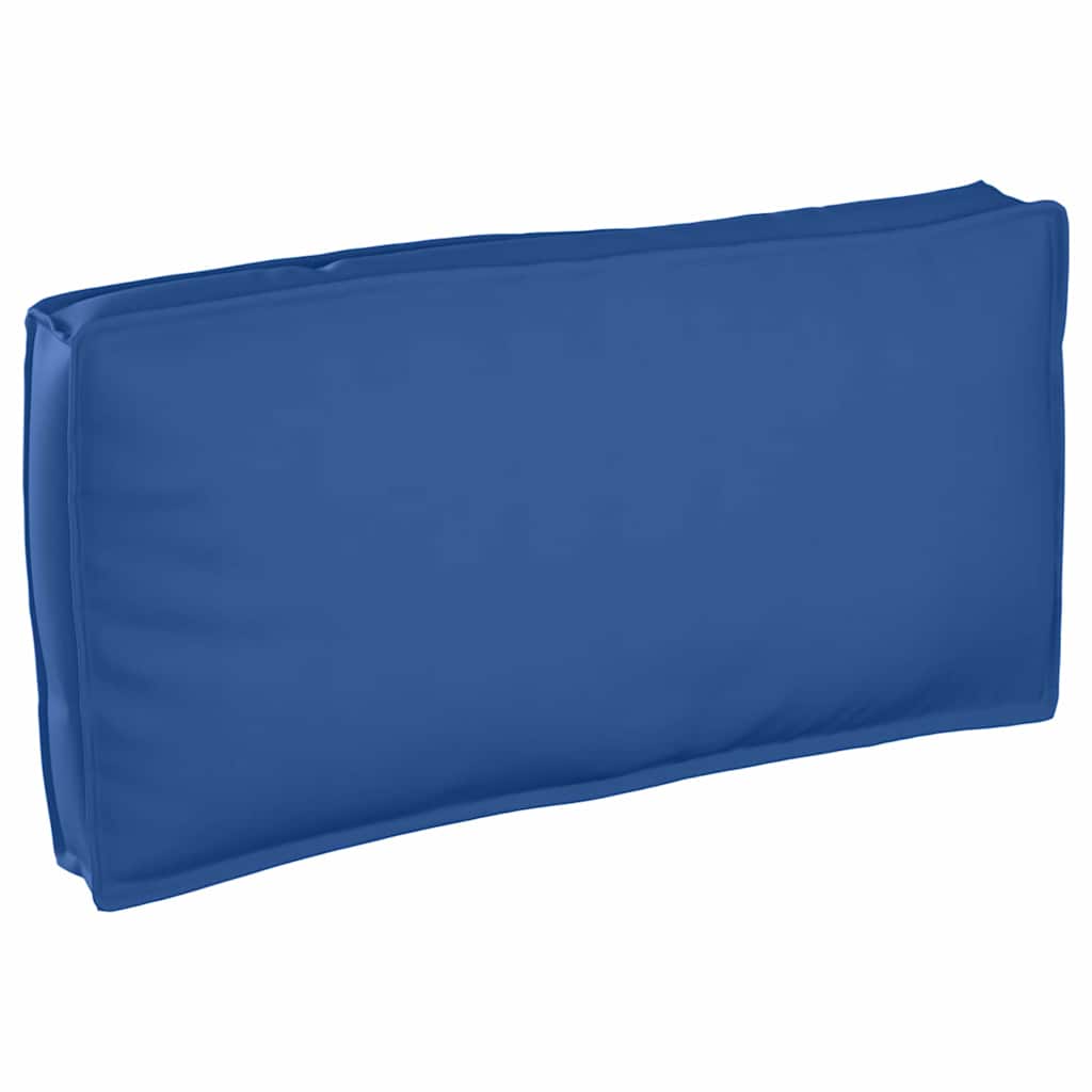 Palletkussen voor zit- en rugleuning Royal Blue 120x60x12 cm Oxford stof
