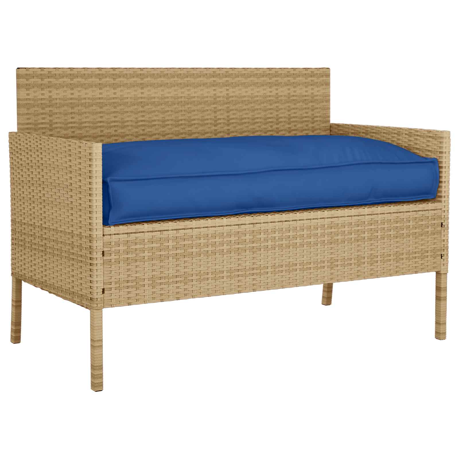 Thumbnail - vidaXL Palettenkissen für Sitzfläche / Rückenlehne mit Kissen Königsblau