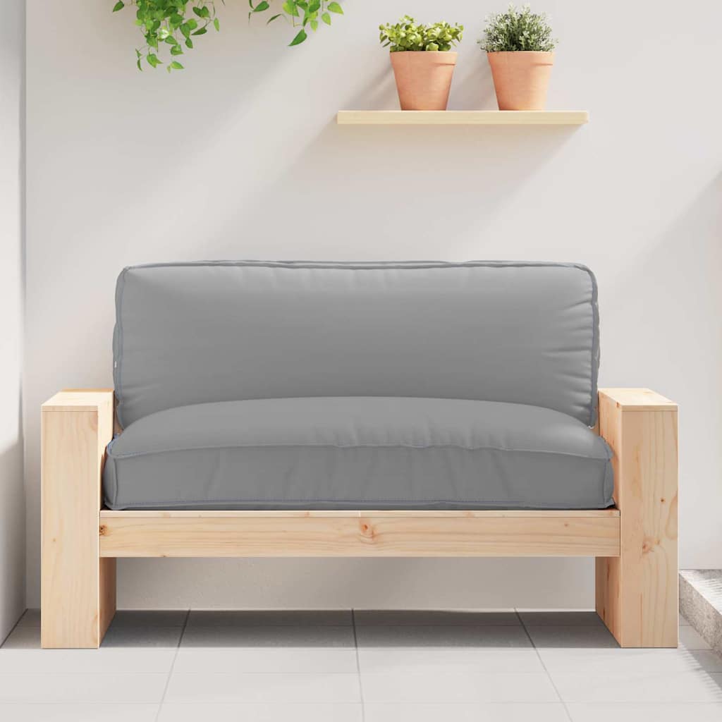 vidaXL Pernă pentru șezut din paleți Gri 120 x 80 x 12 cm