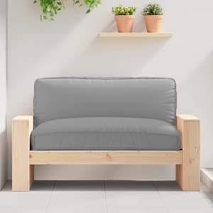 Polštář Šedá 120 x 80 x 12 cm Oxford látka - obrázek 1