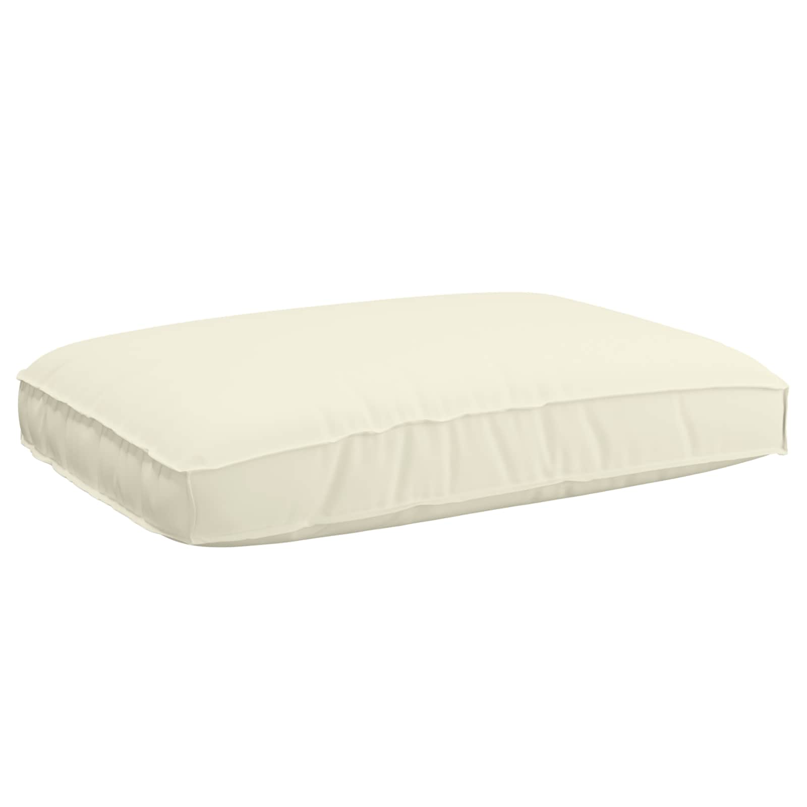 vidaXL Kissen Creme 120 x 80 x 12 cm Oxford-Stoff