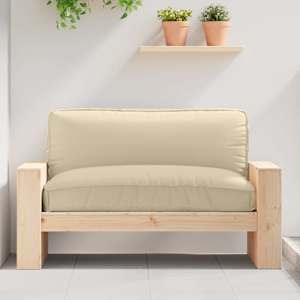 Blazina Bež 120 x 80 x 12 cm Oxford tkanina