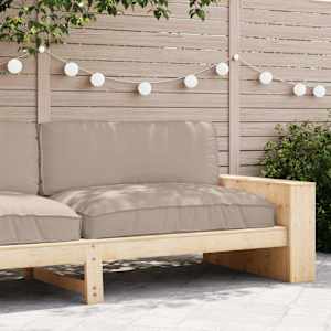 Polštář Taupe 120 x 80 x 12 cm Oxford látka - obrázek 3