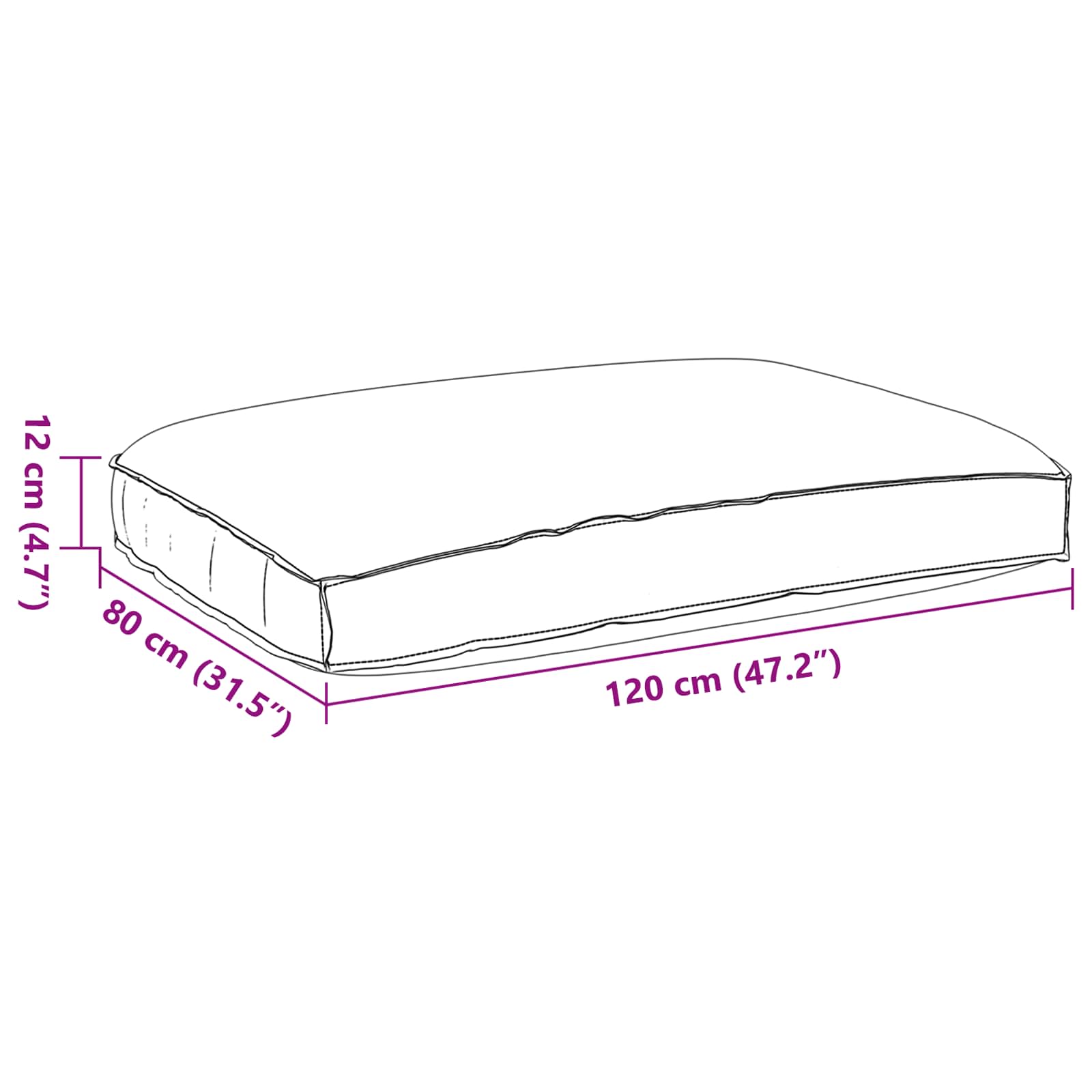 Padi Lilled Mitmevärviline 120 x 80 x 12 cm Oxfordi kangas 6 Kõik vajalik sinu aeda ja koju! Padi Lilled Mitmevärviline 120 x 80 x 12 cm Oxfordi kangas - Image 6
