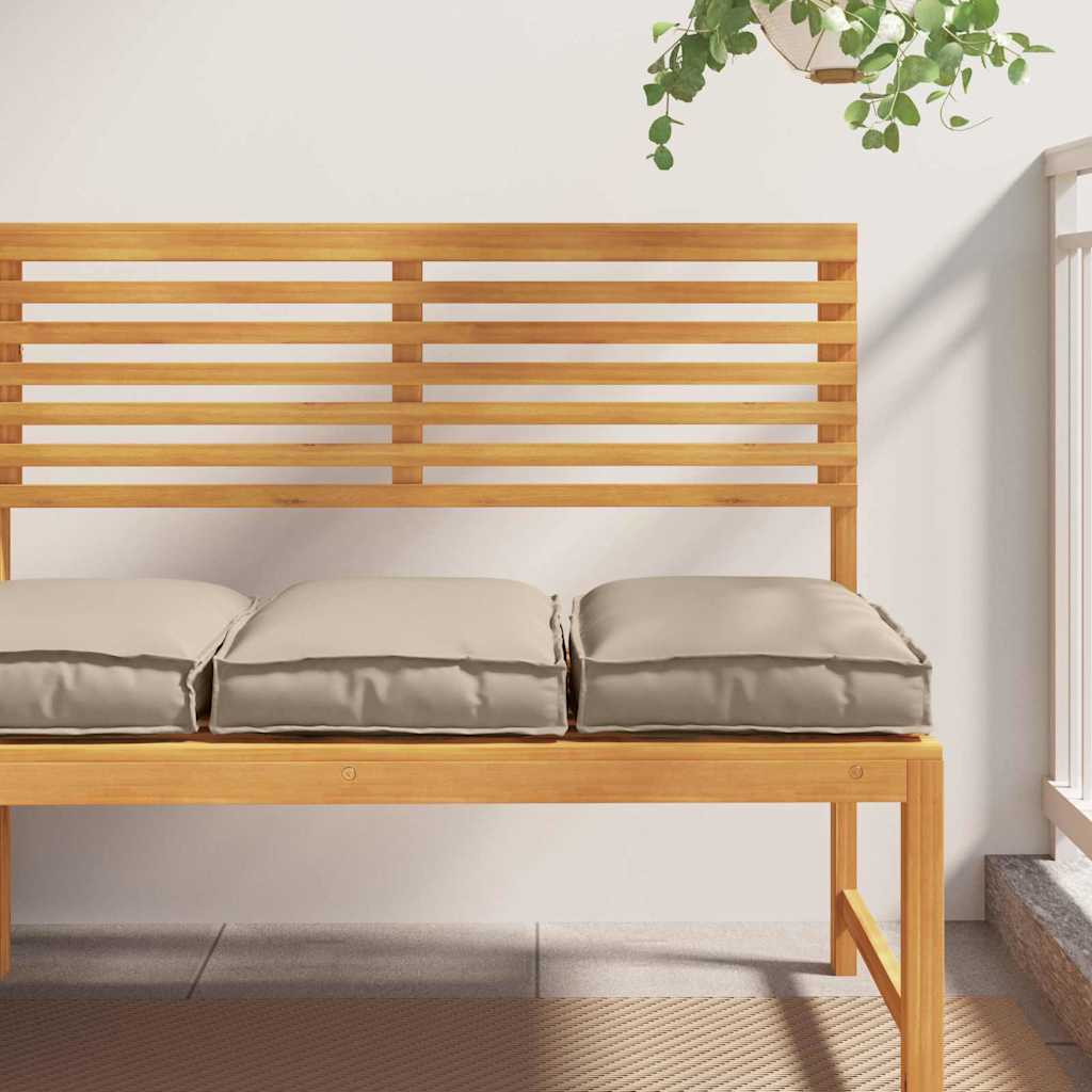 Kussen 2 pcs Taupe 40 x 40 x 8 cm Oxford Stof image 1