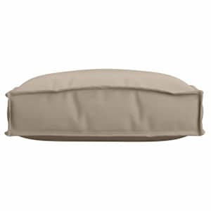 Polštář 2 pcs Taupe 40 x 40 x 8 cm Oxford látka - obrázek 6