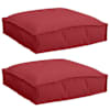 vidaXL Padi 2 tk Oxfordi kangas Veinpunane 40 x 40 x 8 cm