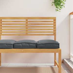 Polštář 4 pcs Antracit 40 x 40 x 8 cm Oxford látka - obrázek 4