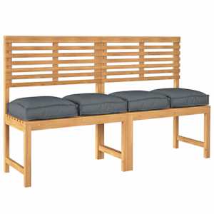 Polštář 4 pcs Antracit 40 x 40 x 8 cm Oxford látka - obrázek 3