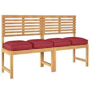 Polštář 4 pcs Víno Červené 40 x 40 x 8 cm Oxford látka - obrázek 3