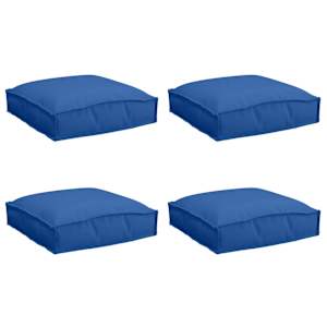 vidaXL Padi 4 tk Oxfordi kangas Kuninglik sinine 40 x 40 x 8 cm