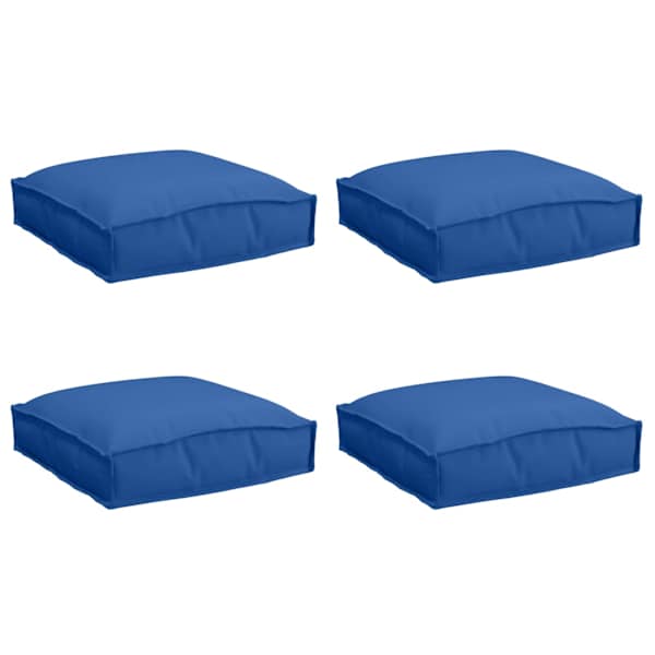 vidaXL Padi 4 tk Oxfordi kangas Kuninglik sinine 40 x 40 x 8 cm
