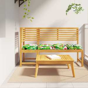 Polštář Květinový 4 pcs Vícebarevný 40 x 40 x 8 cm Oxford látka - obrázek 1