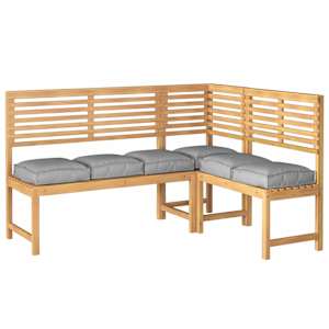 Polštář 6 pcs Šedá 40 x 40 x 8 cm Oxford látka - obrázek 3