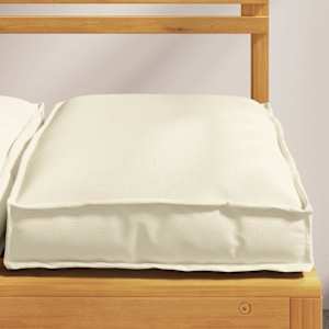 Polštář 6 pcs Krémová 40 x 40 x 8 cm Oxford látka - obrázek 3