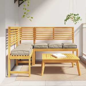 Blazina 6 pcs Taupe 40 x 40 x 8 cm Oxford tkanina