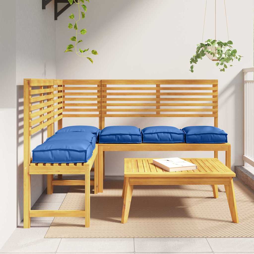 puder til palle 6 stk. Kongeligt blå 40x40x8 cm Oxford stof