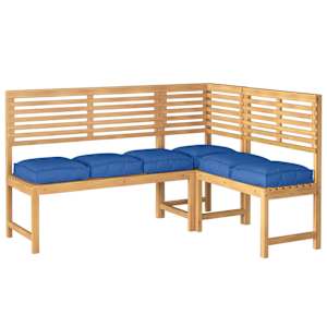 Polštář 6 pcs Královská modrá 40 x 40 x 8 cm Oxford látka - obrázek 3