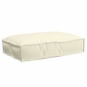 vidaXL Padi Oxfordi kangas Kreemjas 60 x 40 x 8 cm
