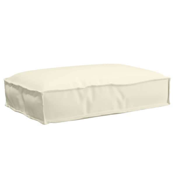 vidaXL Padi Oxfordi kangas Kreemjas 60 x 40 x 8 cm