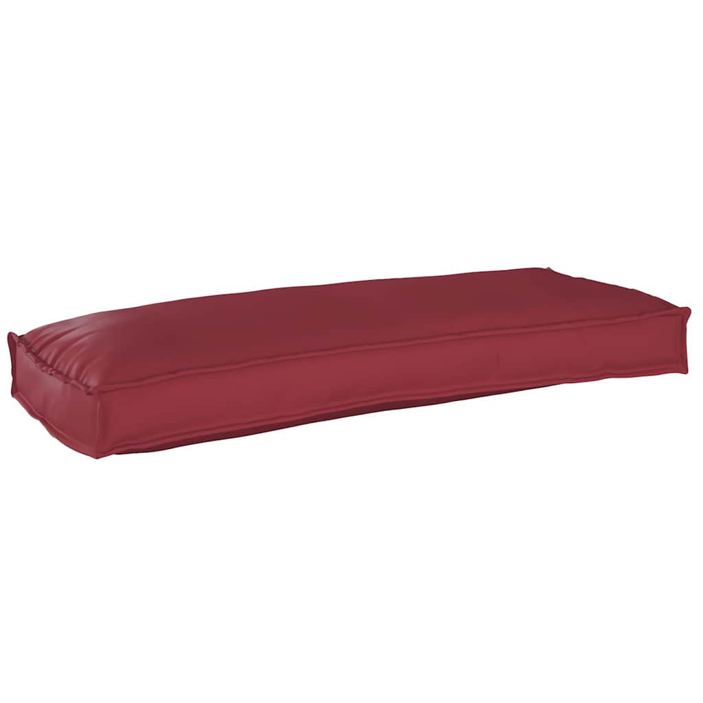 Udendørspude Vinrød Polyester 100 x 40 x 8 cm Aftagelige Betræk