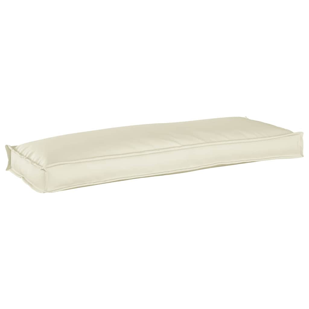 Udendørs Pude Creme Polyester 110 x 40 x 8 cm Stolpude