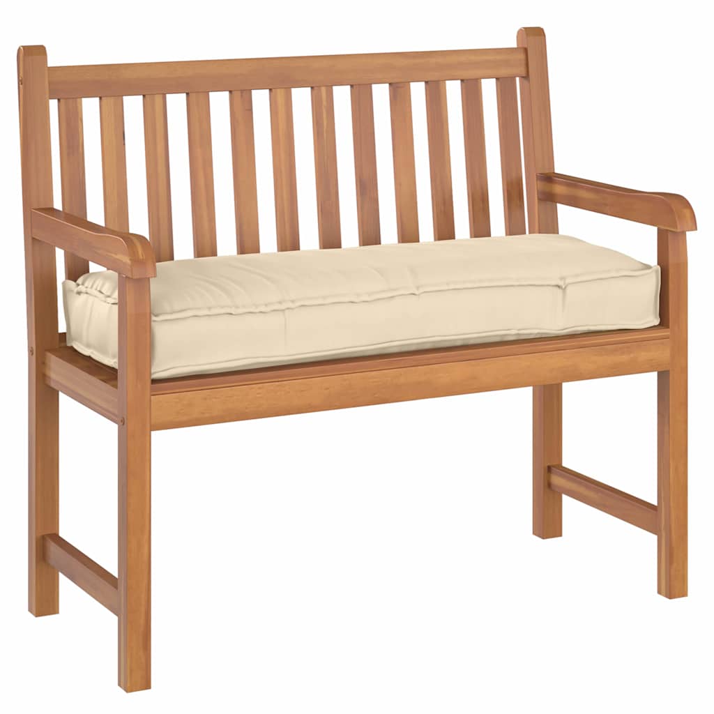 Pallepude til Bænk Beige 110x40x8 cm Oxford Stof