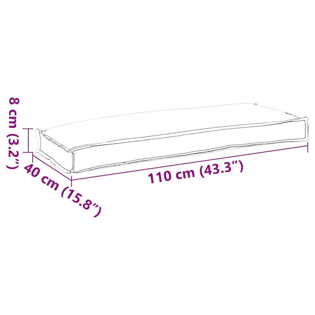 Kussen Blad Bladpatroon 110 x 40 x 8 cm Oxford Stof image 8