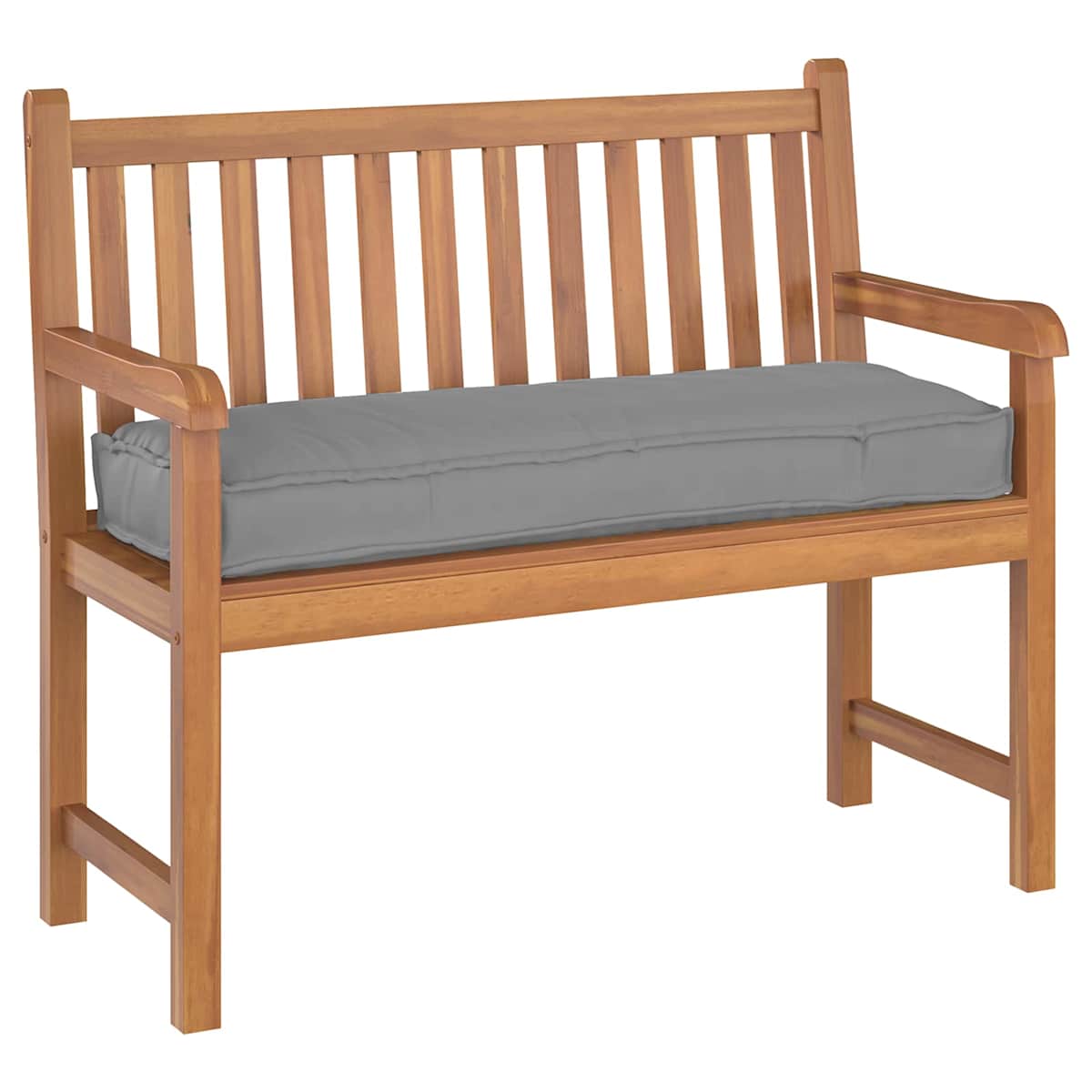 Pude Oxford stof Grå 120 x 40 x 8 cm - Billede 2