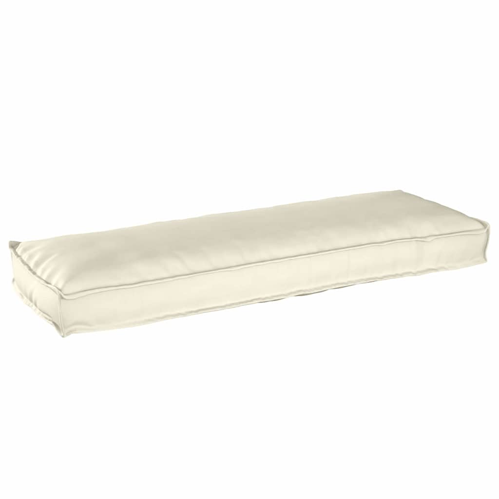 Pallet Padja pingile Kreem 120x40x8 cm Oxford Kanga