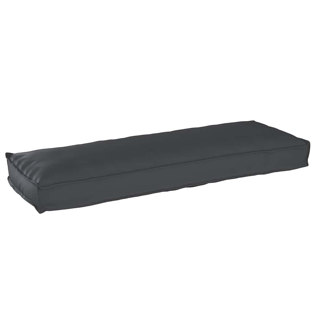 Pallet Pehmendus pingile Must 120x40x8 cm Oxford Kangas