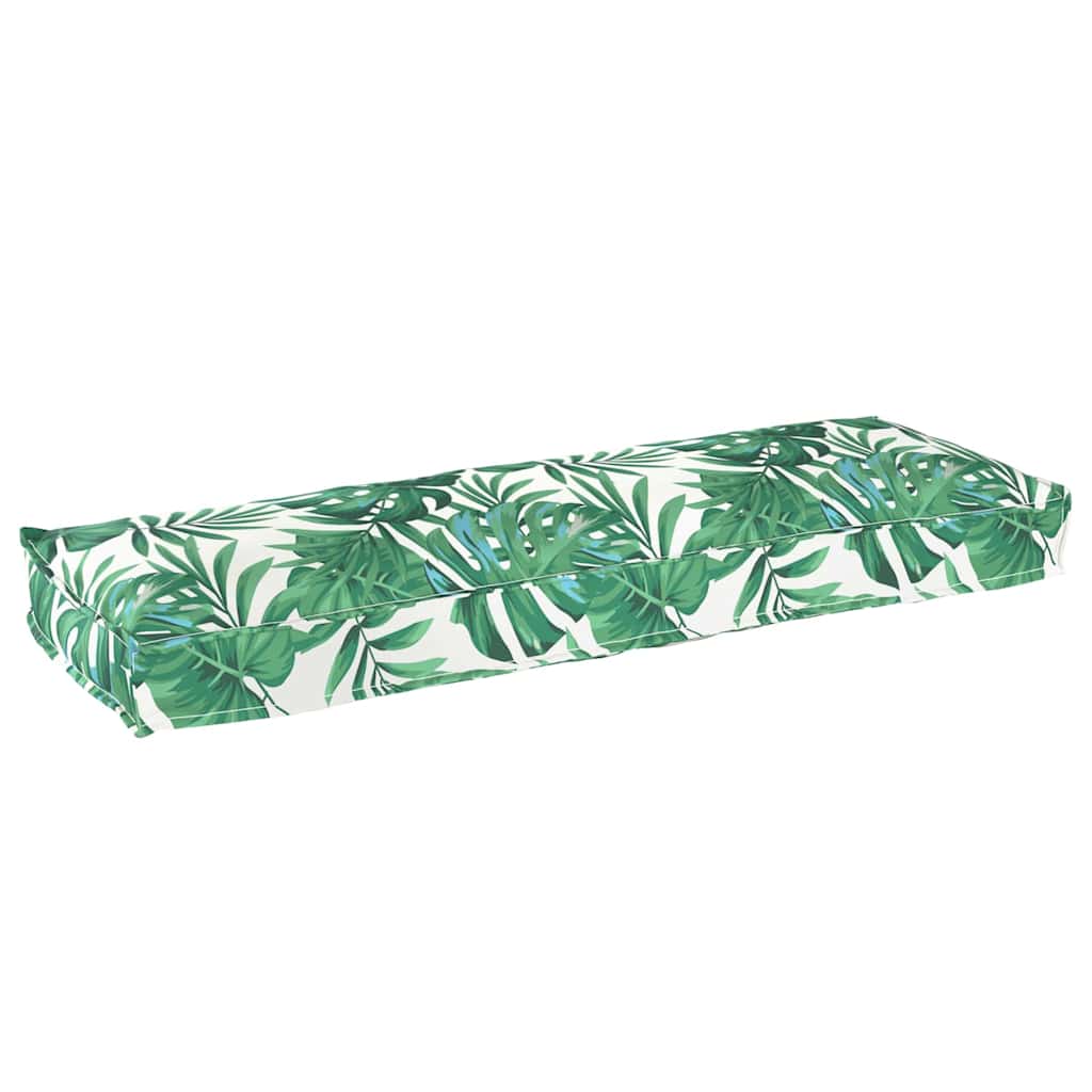 Puhkepadi pingile lehe disainiga 120x40x8 cm Oxford kangas