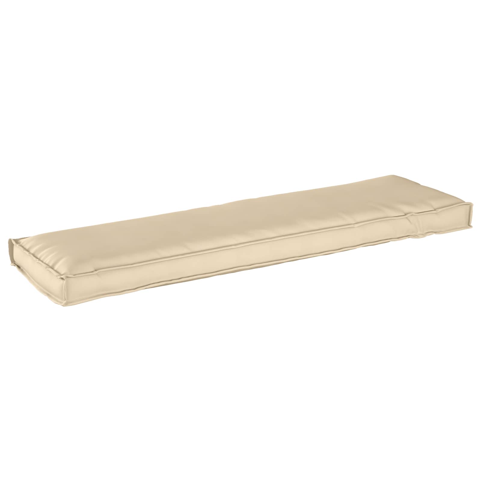 vidaXL Kissen Beige 140 x 40 x 8 cm Oxford-Stoff