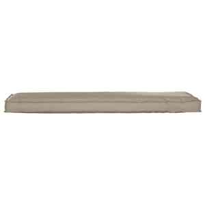 Polštář Taupe 140 x 40 x 8 cm Oxford látka - obrázek 4