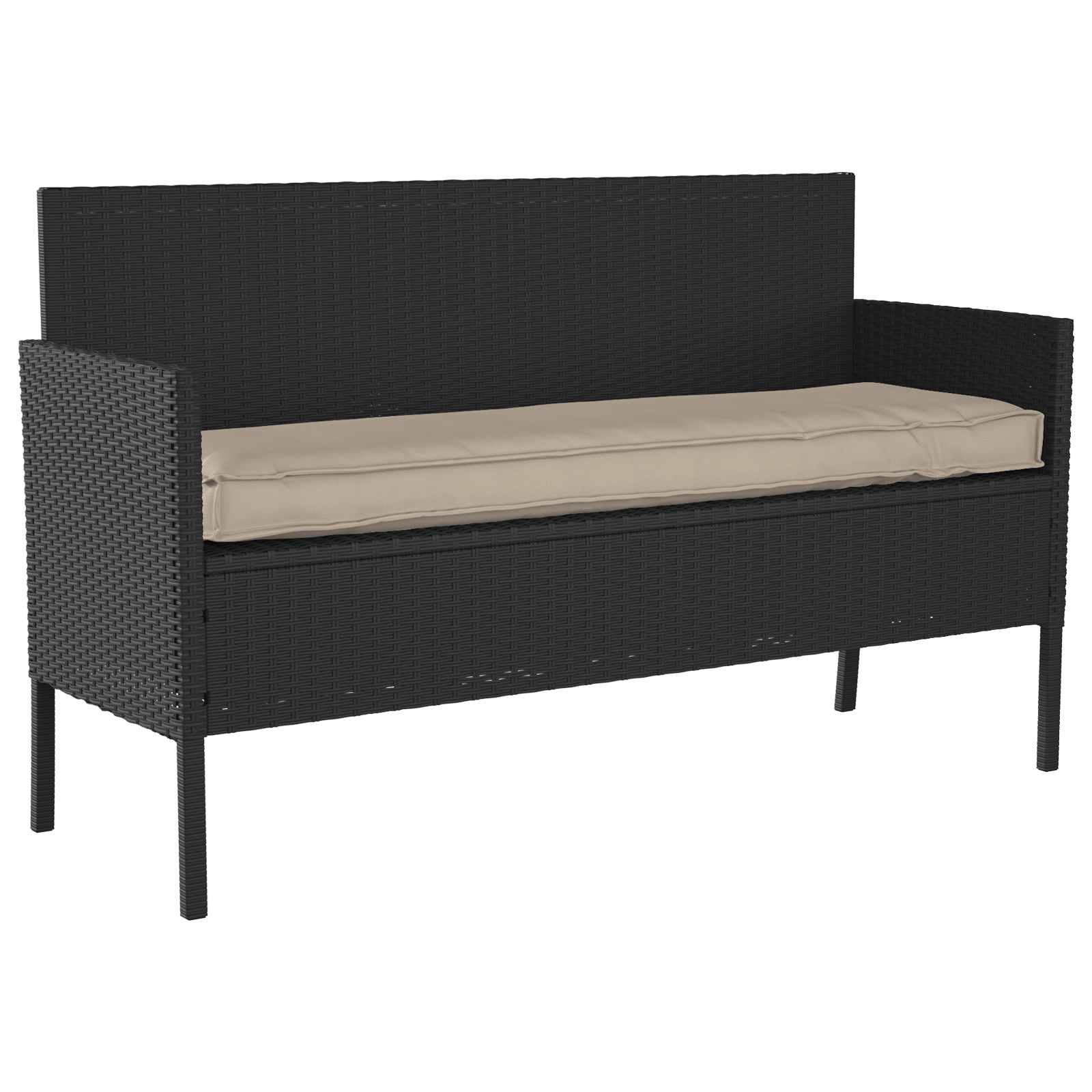 Kussen Taupe 140 x 40 x 8 cm Oxford Stof image 2