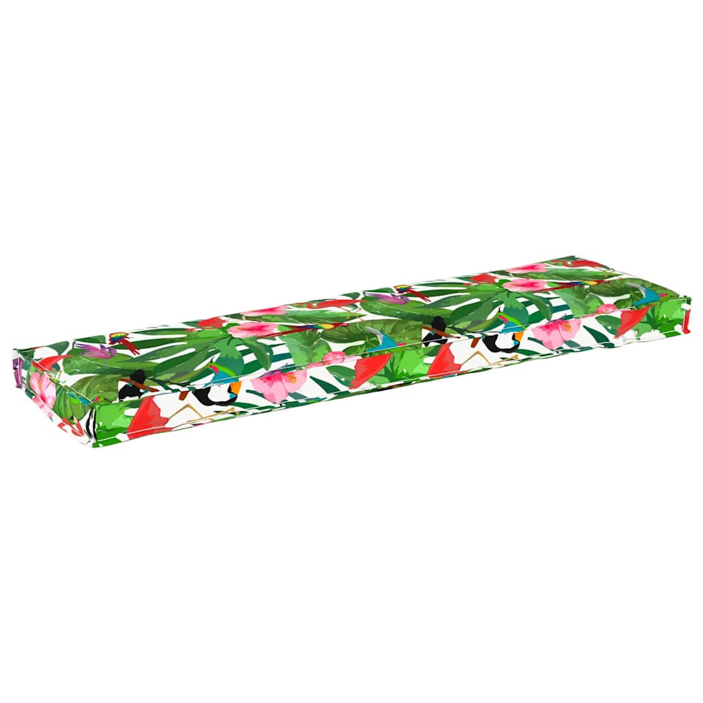 Pude Tropisk Jungle Polyester 140 x 40 x 8 cm Aftagelige Betræk