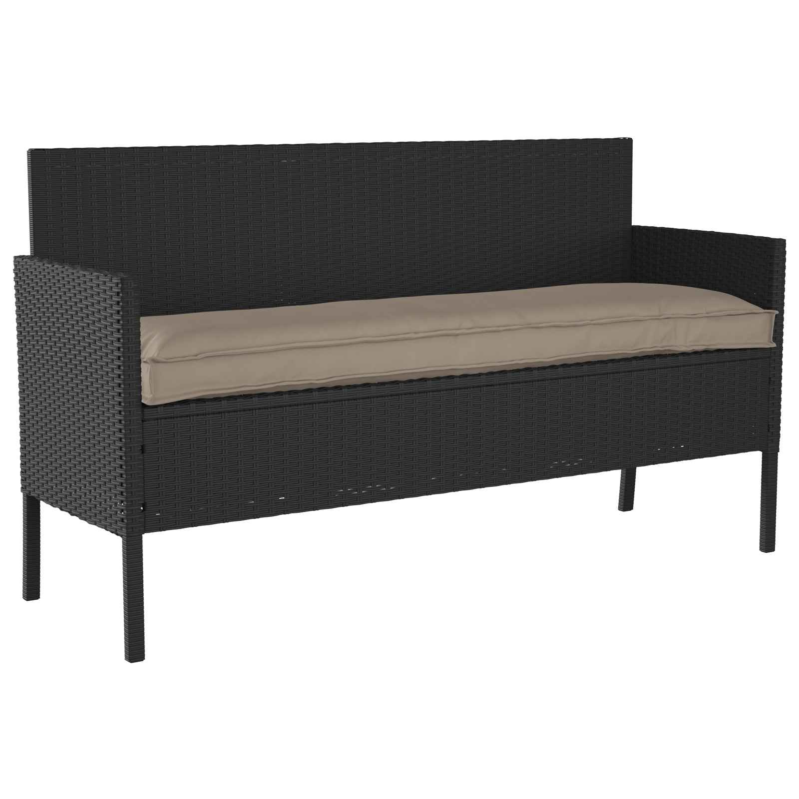 Spilvens Pelēkbrūna 150 x 40 x 8 cm Oksforda audums