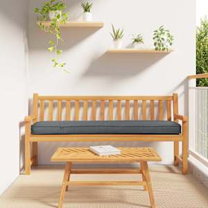 Blazina za palete Antracit 180 x 40 x 8 cm Oxford tkanina