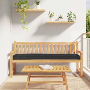 Polštář na palety Černá 180 x 40 x 8 cm Oxford látka - obrázek 1