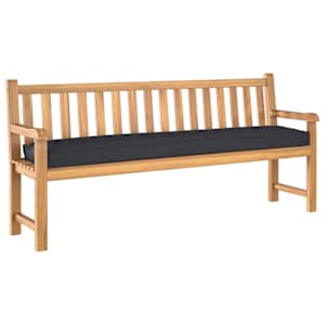 Polštář na palety Černá 180 x 40 x 8 cm Oxford látka - obrázek 3