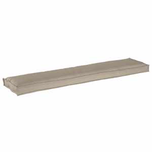 Polštář na palety Taupe 180 x 40 x 8 cm Oxford látka - obrázek 2