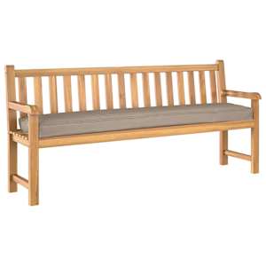 Polštář na palety Taupe 180 x 40 x 8 cm Oxford látka - obrázek 3