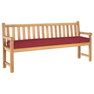 Polštář na palety Víno Červené 180 x 40 x 8 cm Oxford látka - obrázek 3