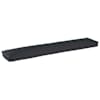 vidaXL Palleti padi Must 200 x 40 x 8 cm Oxfordi kangas