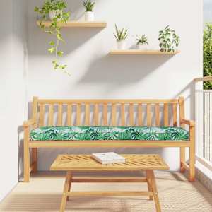 Polštář na palety Vzor listů 200 x 40 x 8 cm Oxfordská tkanina - obrázek 1