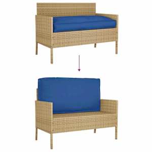 Sada polštářů na paletu 2 pcs Královská modrá 100 x 40 x 8 cm - obrázek 11